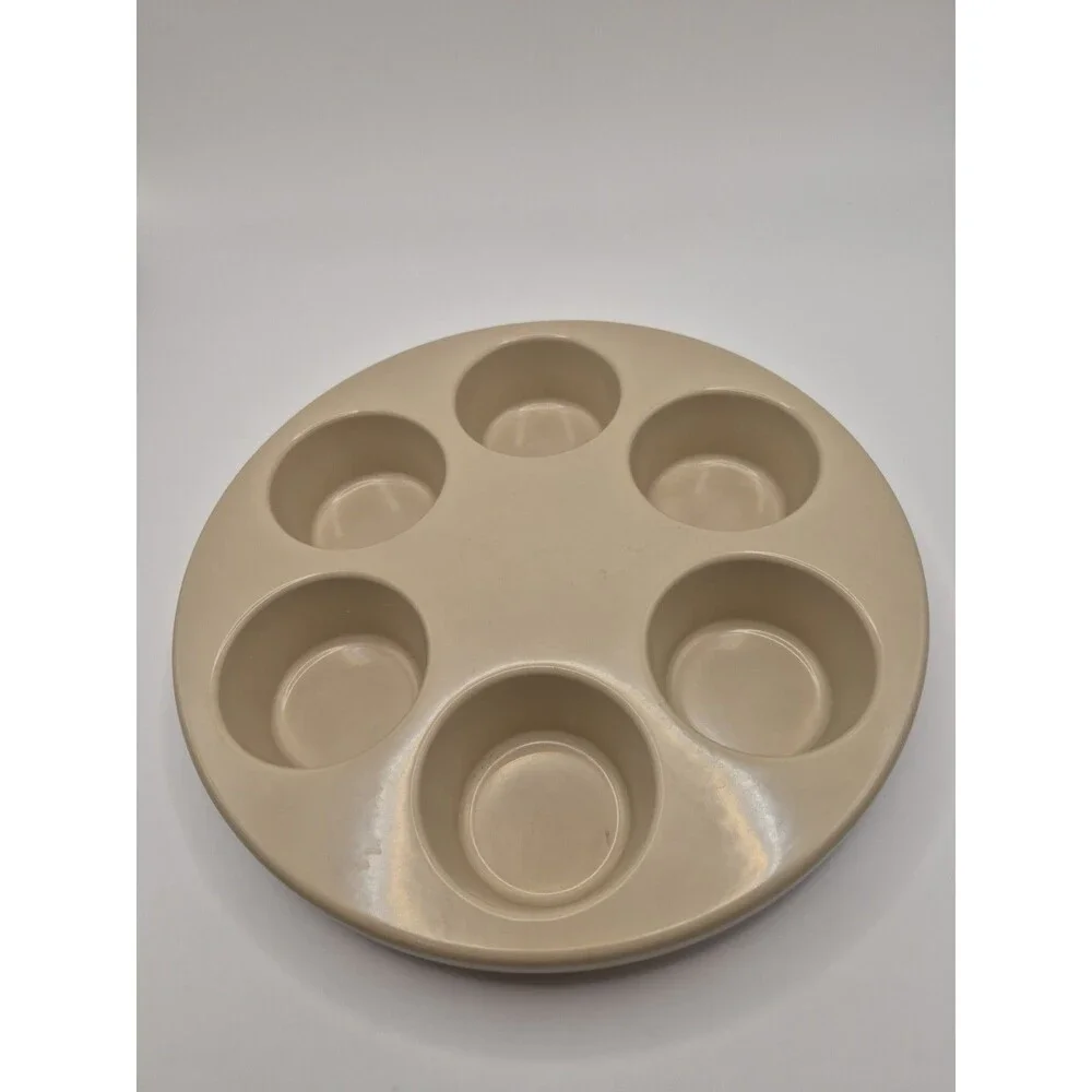 Lot 2 Anchor Hocking 1/2 Dozen Standard Cupcake Muffin Microwave Baking Pans 10